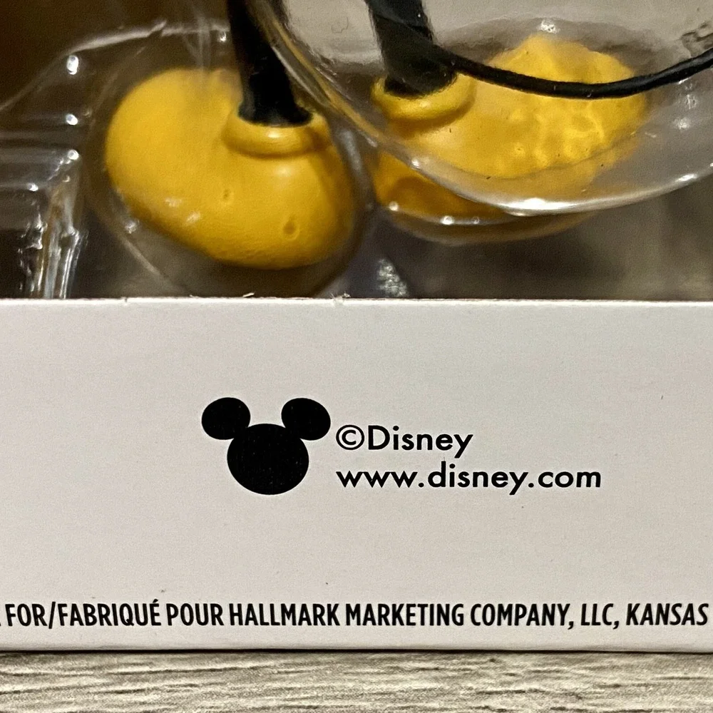 Disney Mickey Mouse & Pluto Christmas Ornament. New in Box.
